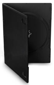 Obal Cover IT pre DVD, 7mm, slim, 10ks/bal čierna farba
