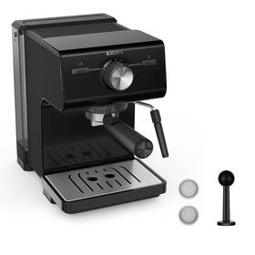Pákový kávovar Krups XP381810 Authentic C50 čierny

