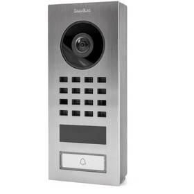Dverný videotelefón DoorBird D1101V na povrch, 1 tlačítko nerez ocel 

