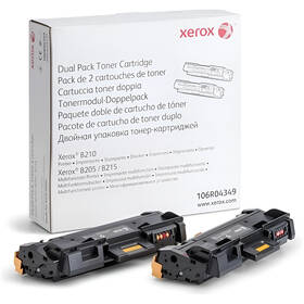 Toner Xerox 106R04349, 2x 3000 strán, 2-pack čierny

