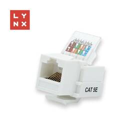 Spojka Lynx UTP Cat5e, samozařevácí, 90 stp. biela

