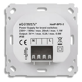 Napájací zdroj Homematic IP batériových komponentov 55 mm - 3 V, zápustná montáž 

