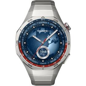 Inteligentné hodinky Huawei Watch GT 5 Pro 46 mm NFC - Titanium + Titanium Strap 

