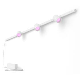 Bodové svietidlo Philips White and Color Ambiance Perifo na stenu (3 bodové svetlá) biela farba
