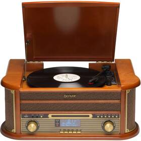 Gramofón Denver MRD-51 DAB+ hnedý

