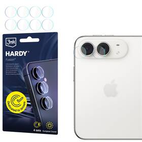Ochranné sklo šošovky fotoaparátu 3mk HARDY Fusion Lens Protection na Apple iPhone Duo (4ks) priehľadné

