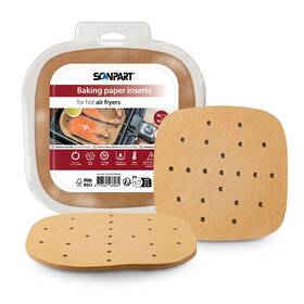 Papierové formy Scanpart SCA2910070006, 16×16 cm (100 ks) hnedá

