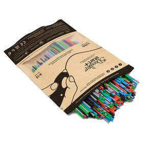 Náplň 3Doodler ECO-PCL pre 3D pero Start+ 250ks čierna/sivá/červená/modrá

