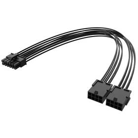 Redukcia AKASA PCIe 12-Pin na 2x 8pin Adapter Cable 

