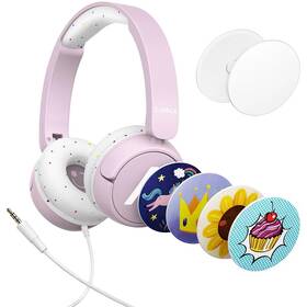 Slúchadlá LAMAX SoundKid1 ružová farba
