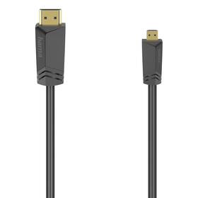 Kábel Hama HDMI / HDMI micro, High Speed 4K, 1,5 m čierny

