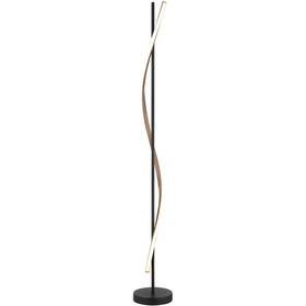 Stojacia lampa GLOBO Watkins, 30 W čierna

