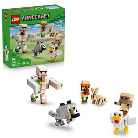 Stavebnica LEGO® Minecraft®  21592 Kuřecí žokej a útok v poušti 

