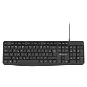 Klávesnica Natec Nautilus 2, CZ/SK layout čierna

