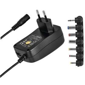 Sieťový adaptér EMOS 1000mA s hrebienkom, pulzný, USB 

