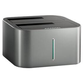 Dokovacia stanica Axagon SuperSpeed USB DUAL 2.5"/3.5" HDD/SSD dock čierna farba
