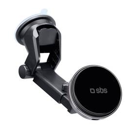 Držiak do auta SBS MagCharge magnetický, s prísavkou, 15 W čierny

