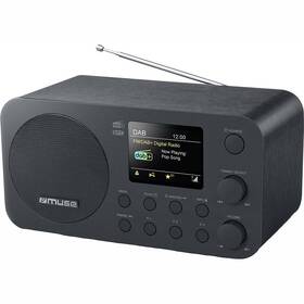 Rádioprijímač s DAB+ MUSE M-128 DBT čierny

