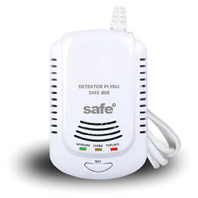 Detektor plynov Safe 808 hlásič zemného plynu 

