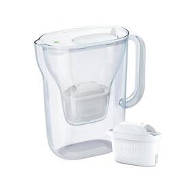 Filtrácia vody BRITA Style Essential 2,4 l + filtr Maxtra Pro (Hard Water a Pure Performance), 2 ks biela

