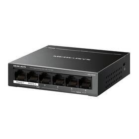 Switch Mercusys MS106GP ( MS106GP) čierny

