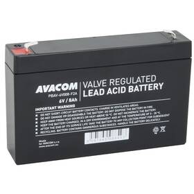 Olovený akumulátor Avacom 6V 8Ah F2 

