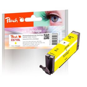 Cartridge Peach Canon CLI-571XLY, 770 strán žltá

