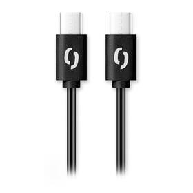 Kábel Aligator Power 100W, USB-C/USB-C, 5A, 2,5m čierny

