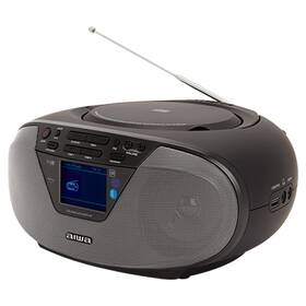 Rádiomagnetofón s DAB+/CD AIWA BBTU-500DAB čierny

