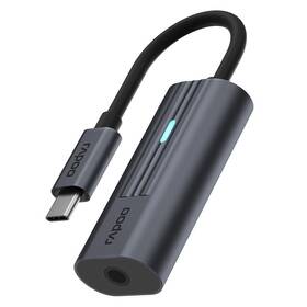 Redukcia Rapoo USB-C/3.5mm čierna

