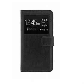 Puzdro na mobil flipové 4-OK Book Window UNI L- 5,1" čierne

