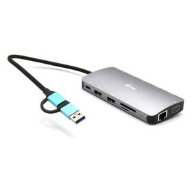 Dokovacia stanica i-tec USB 3.0 USB-C/TB3 3x Display Metal Nano Dock, LAN, PD 100 W 

