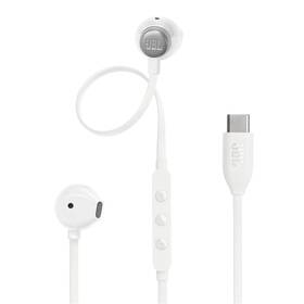 Slúchadlá JBL Tune 305 USB-C biela farba
