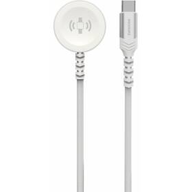 Sieťový adaptér Swissten pro Apple Watch USB-C 1,2 m biely

