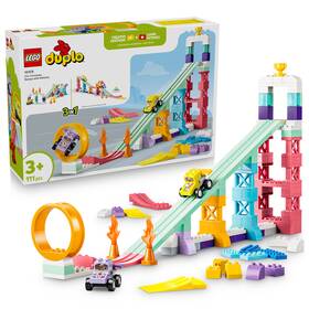 Stavebnica LEGO® DUPLO® 10478 Kreatívne rampy s vozidlami 3 v 1 

