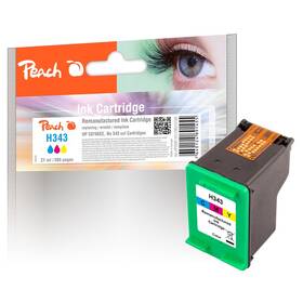 Cartridge Peach HP 343, 505 strán - CMY 

