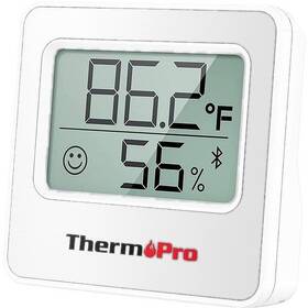 Teplomer ThermoPro TP-357 strieborný/biely

