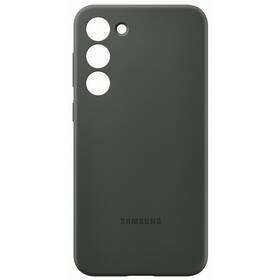 Kryt na mobil Samsung Silicone na Galaxy S23+ zelený

