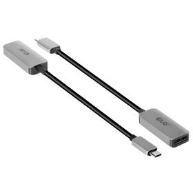 Redukcia Club3D USB-C/DisplayPort 1.4 (F/M) sivá

