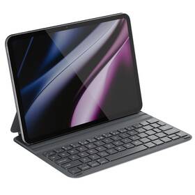 Puzdro s klávesnicou na tablet Epico UltraBoard na Apple iPad Pro 11" (2018/2020/2021/2022)/Air 10.9"/10.9" (M1)/Air 11" (M2)/Air 11" (M3) - CZ sivé

