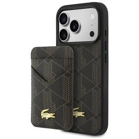 Kryt na mobil Lacoste PVC Blend MagSafe + Peněženka na Apple iPhone 17 Pro hnedý

