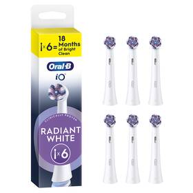 Náhradné hlavice Oral-B iO Radiant White (6 ks) biela

