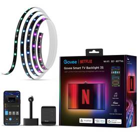 LED pásik Govee Smart LED podsvietenie, RGBICW, Netflix TV 55-65 

