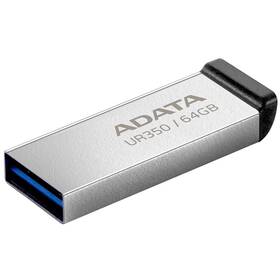 USB flashdisk ADATA UR350 64GB čierny/strieborný

