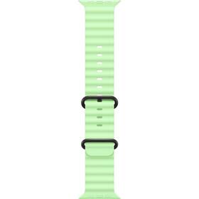 Remienok Apple 49mm neónovo zelený oceánsky – čierny titán 

