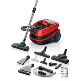 Viacúčelový vysávač Bosch BWD421PET červený

