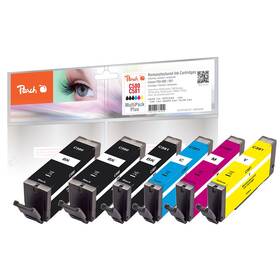 Cartridge Peach Canon PGI-580, CLI-581 Multipack Plus, 2x11, 4x5,6 ml - CMYK 

