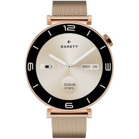 Inteligentné hodinky Garett Rose Mesh steel zlaté

