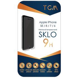 Tvrdené sklo TGM na Apple iPhone 6/7/8/SE (2020/22) priehľadné

