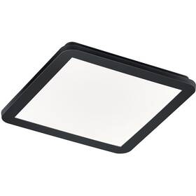 LED stropné svietidlo Reality Camillus, 16 W, štvorcové čierne

